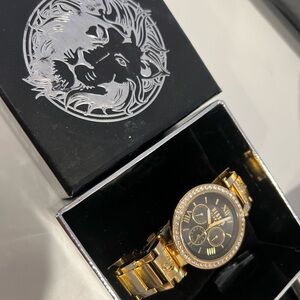 Versace Gold and Black Watch